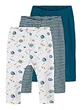 NAME IT Baby Sweatpants 3er Pack aus Bio-Baumwolle Legion Blue 92