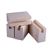 Möbelerhöher Betterhöhung Tischerhöher Elefantenfuß Bed Riser aus Holz Konkave Massivholzblock Möbelbeine Bed Riser Möbelfüße,Erhöhung um 10 cm, Tische Betten und andere Möbel, 4 Stück(10x2.5x10cm)