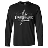 Linkin Park T Shirt Smoke Band Logo Nue offiziell Herren Schwarz Long S