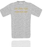 Comedy Shirts Der Frühe Vogel kann Mich mal. Herren T-Shirt Gr. S - Grau Meliert/G