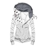 Damen Softshelljacke Passt Trenchcoats Warm Wintermäntel Winddicht Funktionsjacke Zip Up Hooded Jacke Lässig Langjacke Übergroße Outdoorjacke mit Taschen Outwear Sweatjack