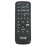 VINABTY RM-SCU37B Ersatz Fernbedienung für Sony LBT-SH2000 SS-SH2000 MHC-EX700 MHC-EX600 MHC-EX99 MHC-EX88 MHC-EX900 MHC-EX66 HCD-CBX3 HCD-BX30R RM-SCU37 CMT-BX3 CMT-BX30R CMT-FX205 CMT-FX200 R