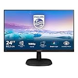 Philips 243V7QDAB - 24 Zoll FHD Monitor (1920x1080, 60 Hz, VGA, DVI, HDMI) schw