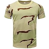 Herren Sommer Casual T-Shirt Kurzarm Rundhals Camouflage Fashion Top Bottoming Shirt Loose Gym Outdoor Sportswear Pride T-Shirt für Männer UK T-Shirt Herren Marke T-Shirt Organizer, armee-grün, XL