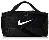 Nike Unisex Brasilia Small Sporttasche, Black/Black/White, 51 x 28 x 28 cm, 41 L