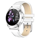 LTLJX Smartwatch Damen,1.04 Zoll Touch-Farbdisplay Fitness Armbanduhr mit Pulsuhr Fitness Tracker IP68 Wasserdicht Sportuhr Smart Watch mit Schrittzähler,Schlafmonitor,Stoppuhr,Schw