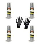 ILODA Schutzhandschuhe + 4xDr.Wack A1 250ml Kunststofftiefenpfleger g