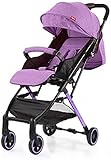 Leichter Kinderwagen Kompakter Reisebuggy, eine Hand faltbar, mit 5-Punkt-Sicherheitsgurt, für Neugeborene und Kleinkind (Color : C)