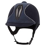 Premiere Reithelm Aspire Premium Crystal VG1, Farbe:blau;Groesse:57