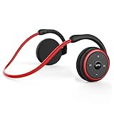 Bluetooth Wireless Kopfhörer Sport - Marathon2 Bluetooth 4.2 Kopfhörer mit Clear Voice Capture Technologie und Echo Cancellation Mikrofon für Gym, Sport, Running, Work, R