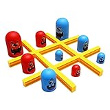 LANCHEN Tic Tac Toe Big Eat Small Game Eltern-Kind Interaktiver Wettbewerb Spieltisch Partyspiele Spielzeug-Set fü