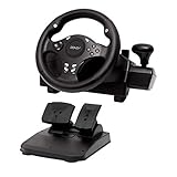 DOYO Gaming Rennlenkrad Racing Wheel Lenkräder mit pedalen für Playstation 4, Xbox 360, PC, Playstation 3,Xbox ONE, Xbox 360, Android, Nintendo Switch, Lenkrad 270° Lenkbereich für Rennsp