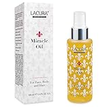 Lacura Miracle Oil Spray feuchtigkeitsspendend für Gesicht, Hände, Körper & Haar, 1er Pack (1 x 100 ml)