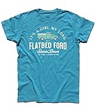 3stylercollection Herren-T-Shirt Take it Easy Canzone Eagles Glenn Frey, hellblau, Larg