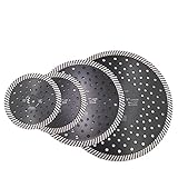 SHENYIFAA. 1 stück Diamant schmaler Turbo sägeblatt Multi löcher schneidscheibe für konkretes Granit marmor mauerwerk schneidrad (Outer Diameters : 125mm)