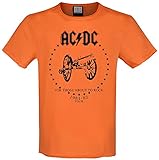 Amplified - For Those About To Rock T-Shirt für Herren/Damen Unisex (S) (Orange)