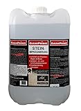 CP400030 CleanPrince Steinimprägnierung 10 Liter Stein-Imprägnierung Granit Sandstein Kalk Terrassen Pflastersteine imprägnieren wasserbasierend ölabweisend Fleckstopp Antifleck Imprägnierer Naturstein Garten Außenbereich Kanister Fleckschutz Marmor Granit Außenanlage Stein Plattenversiegelung Versiegelung Imprägnierung Gartenp