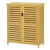 VIAGDO Sideboard Kommode Schrank mit Offenen Ablagen, Beistellschrank, Badezimmerschrank, Küchenschrank, Flurschrank, Küche, Wohnzimmer, Esszimmer, Büro, Badezimmer, Flur (BC)