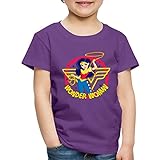 Spreadshirt DC Super Hero Girls Wonder Woman Lasso Kinder Premium T-Shirt, 122-128, L