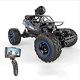 YSKCSRY Kletterauto Mit Kamera All Terrain Vehicle 4WD Geländewagen 2,4 GHz Wireless RC Auto Geeignet Für Erwachsene Und Kinder Stunt Drift Auto Elektrisches Spielzeug Bigfoot Rennwag