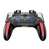 Handy-Gamepad, Game-Controller, Mobile-Game-Controller mit Zwei Lüftern, 2500-mAh/5000-mAh-Akku Optional, geeignet für 4,7-6,5-Zoll-Mobiltelefone.(5000mah)