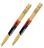 2 Paar DRUMSTICKS — 5A — (4 Stück) — AHORNHOLZ — SCHLAGZEUGSTÖCKE — HOLZKOPF — TROMMELSTÖCKE — MSA — SCHLAGZEUGSTICKS 5