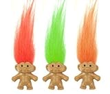 Retro Trolle – Packung von 12 - Mehrfarbig, 24er-Pack