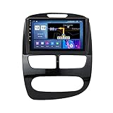 ADMLZQQ Android 10.0 Auto Stereo GPS Navigation Für Renault Clio 2013-2018, Head Unit 9 Zoll Touchscreen Carplay Bluetooth FM AM RDS DSP Rückfahrkamera Lenkradsteuerung Lüfter,A,M300S 8Core 3+32G