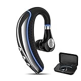 Bluetooth Headset COMEXION V5.0 Bluetooth Ohrhörer mit Mikrofon und Stummschaltung Drahtloser Business Kopfhörer zur Geräuschreduzierung