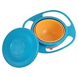 censhaorme Universal-Gyro Bowl Anti Spill Bowl Glatte 360 ​​Grad Rotation Gyroscopic Schüssel für Baby
