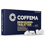 Coffema Reinigungstabletten Kaffeevollautomaten (1 g) - 1 x 30 Tabs - entfettet und reinigt - für die professionelle Reinigung von Kaffeemaschinen aller Mark