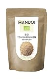 Mandoi BIO Tonkabohne gemahlen, 25g feinstes Tonka Pulver. Premium BIO Tonkabohnen aus B