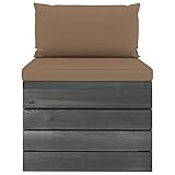 Festnjght 6-TLG. Garten-Sofagarnitur Aus Paletten Mit Kissen Gartenmöbel Set Gartensofa Gartengarnitur Kiefernholz Geeignet Für Gartenloung