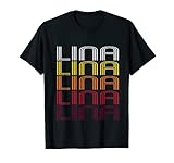 Lina Retro Wordmark Pattern - Vintage Style T