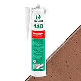 Ramsauer 440 Naturstein 1K Silikon Dichtstoff 310ml Kartusche (Sandrot strukturiert)