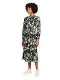 TOM TAILOR Damen 1029254 Feminine Kleid, 28370-Green Large Floral Design, 36