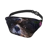 Hüfttasche Niedliche Shitzu Hundehals Gamasche Schultertasche Gürteltasche Umhängetasche Umhängetasche Lässige Brusttaschen Taille Tagesrucksack