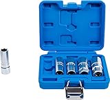 BGS 6641 | Zündkerzen-Einsatz-Satz Sechskant | 5-tlg. | 12,5 mm (1/2') | SW 14 - 21