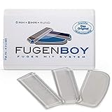 Fugenboy® Fugenglätter 3er Set Made in Germany | Silikonfugen Abzieher, ideal einsetzbar als Fugenspachtel für Fliesen, zur Edelstahl Fugenversiegelung | Patentrechtlich geschütztes Werkzeug