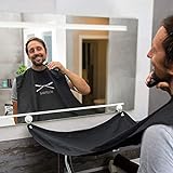 | Bartschürze | Das Barttuch von BARTLOS – für ein sauberes Bad nach der Rasur, egal ob Schneiden, Trimmen oder Stutzen | Bart Schürze | Rasiertuch | Bart Tuch |