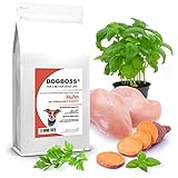 DOGBOSS Trockenfutter für kleine Rassen (bis 10 kg) | getreidefreie Rezeptur | Verschiedene Sorten (Huhn, 2 kg)