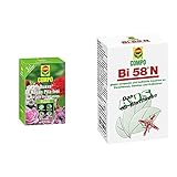 COMPO Duaxo Rosen Pilz-frei, Bekämpfung von Pilzkrankheiten an allen Zierpflanzen, 130 ml & Bi 58 N gegen saugende und beißende Insekten an Zierpflanzen, Gemüse und Erdbeeren, Konzentrat, 30