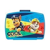 P:os 28227 - Brotdose für Jungen und Mädchen mit Einsatz im beliebten Paw Patrol Design in Blau, ca. 17 x 13,5 x 5,5 cm groß, aus Kunststoff, bpa- und p