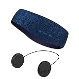 Bluetooth Musik Sport Stirnband Headband mit drahtlosem Kopfhörer 8 Stunden Musikspieler mit Einer Call-Funktion Geeignet für Outdoor-Sp