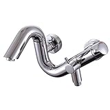 LHQ-HQ Einfache Dusche-Satz, alle Kupfer heiße und kalte Dusche Wasserhahn, Badewanne mit Seiten Dusche, Badezimmer Dusche, Outletquality Sicherung Compatible with moderne und Simple Classic Retro Lux