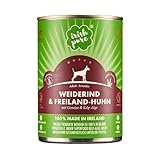 Irish Pure Premium Nassfutter für Hunde, Vitamine, Getreidefrei, Sensitiv, mit Superfood Kelp-Alge, Nassfutter für alle R