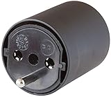 Brennenstuhl Fix-Adapter DE auf CH schwarz 230V 3-polig