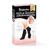 GoBunion Hallux valgus Socken aus Die Höhle der Löwen – mit integriertem unsichtbarem Zehenspreizer (1 Paar, Größe 35 - 38) – Zehenspreizer Socken | Zehenspreizer Hallux valgus | Zehenspreizer Silik