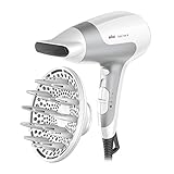 Braun Satin Hair 5 PowerPerfection Haartrockner mit Ionen-Funktion Satin Hair 5 HD 585 Grau, weiß