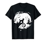 Pudel Halloween Kostüm Mond Silhouette gruselig T-S
